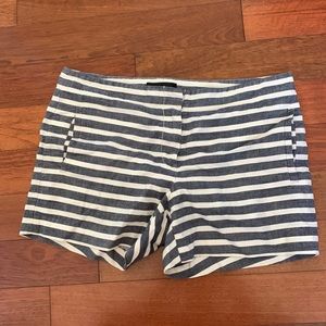 Striped beach shorts, size 6